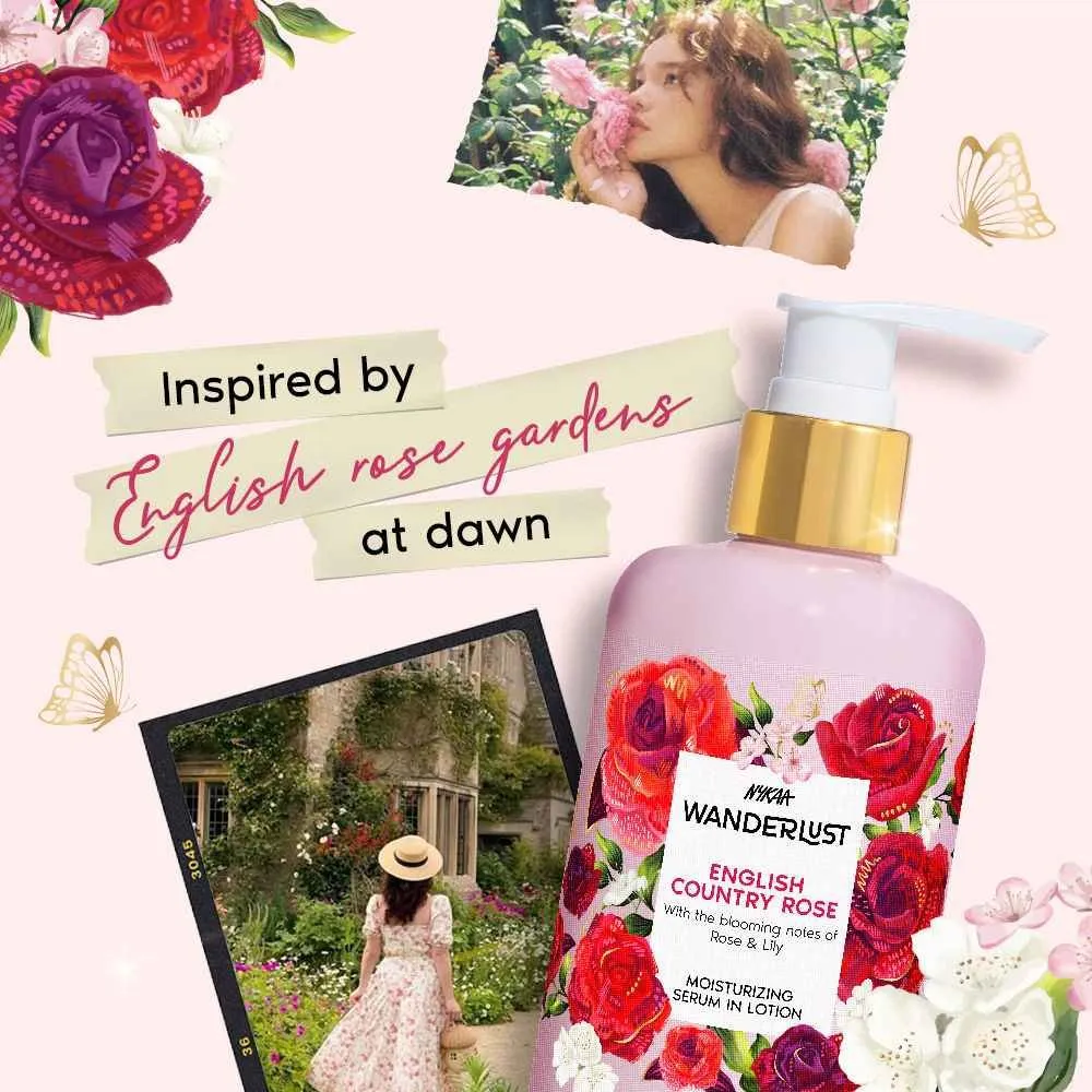 Nykaa Wanderlust English Country Rose Body lotion1.webp