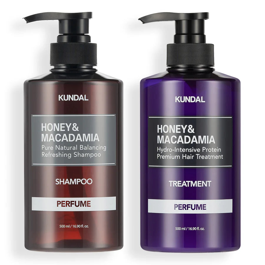 Kundal Cherry Blossom Edition Honey & Macadamia Shampoo + Treatment Duo - 500ml
