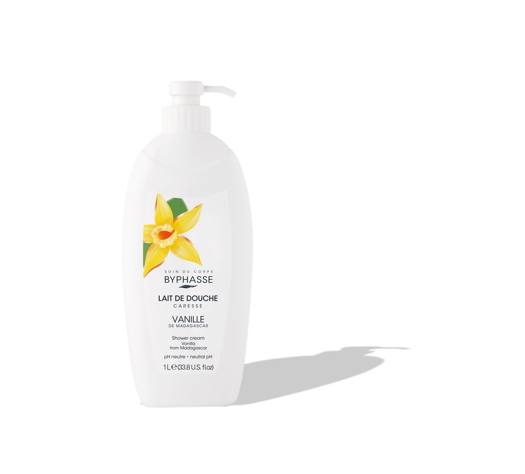 Byphasse Caresse Shower Cream Vanilla 1L