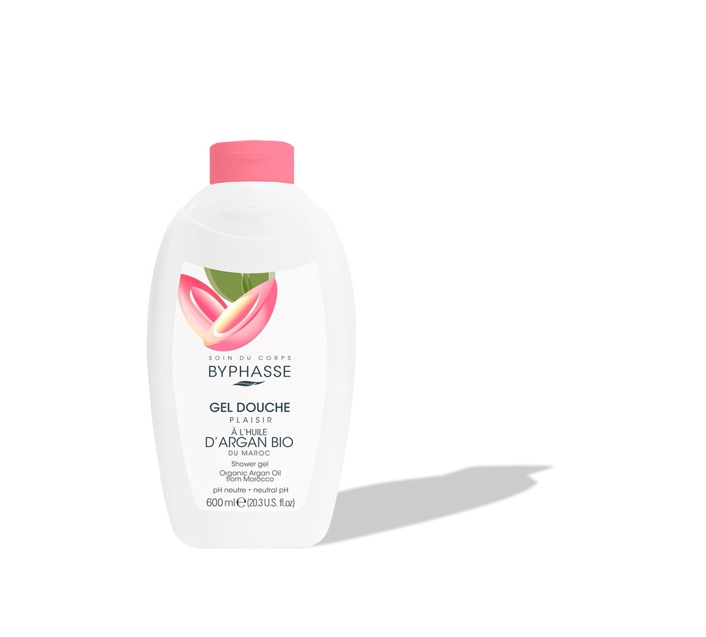 Byphasse Plaisir Shower Gel Organic Argan Oil 600ml