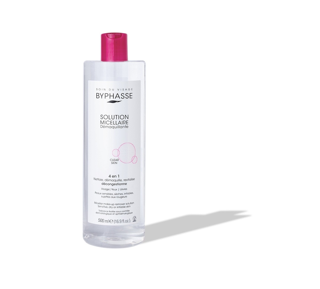 Byphasse Micellar Make-up Remover Solution Sensitive, Dry Or Irritable Skin 500ml