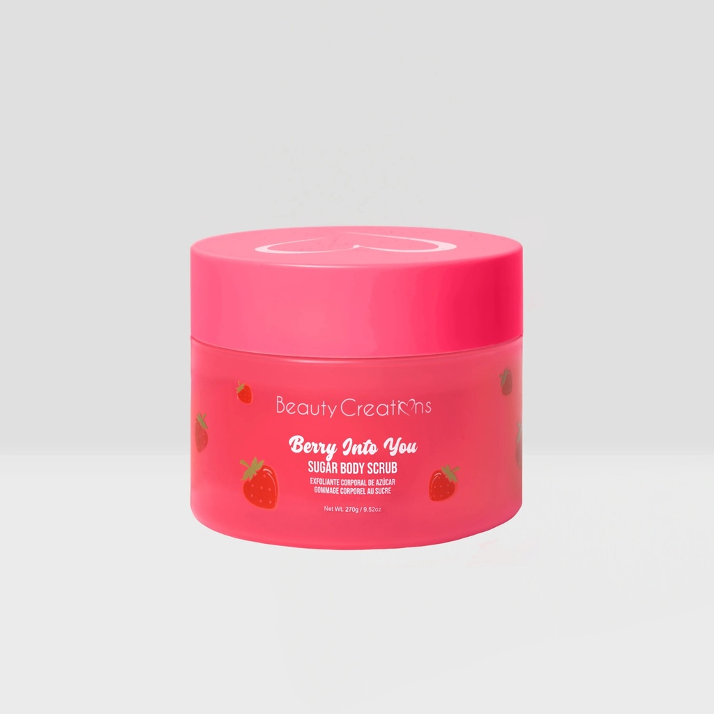 Beauty Creations Sugar Body Scrub 270g - Berry Into You