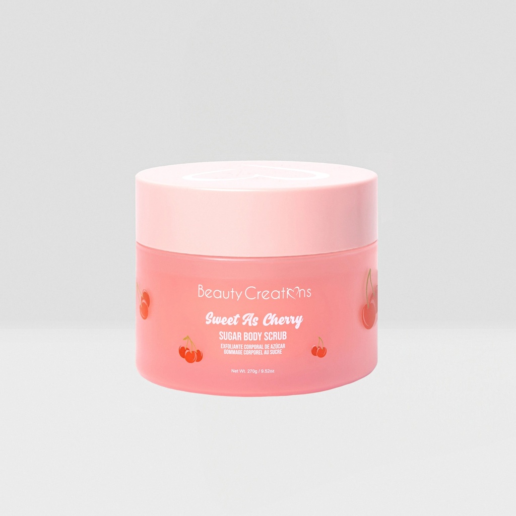 Beauty Creations Sugar Body Scrub 270g - Sweet As Cherry