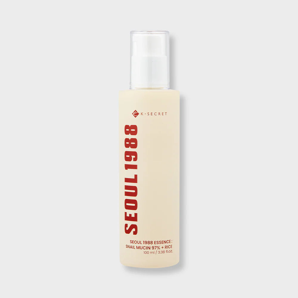 K - Secret Seoul 1988 Snail Mucin 97%+ Rice Essence 100ml