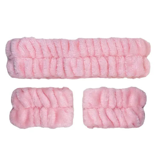 Cala Plush Head & Wristband Set - Peach
