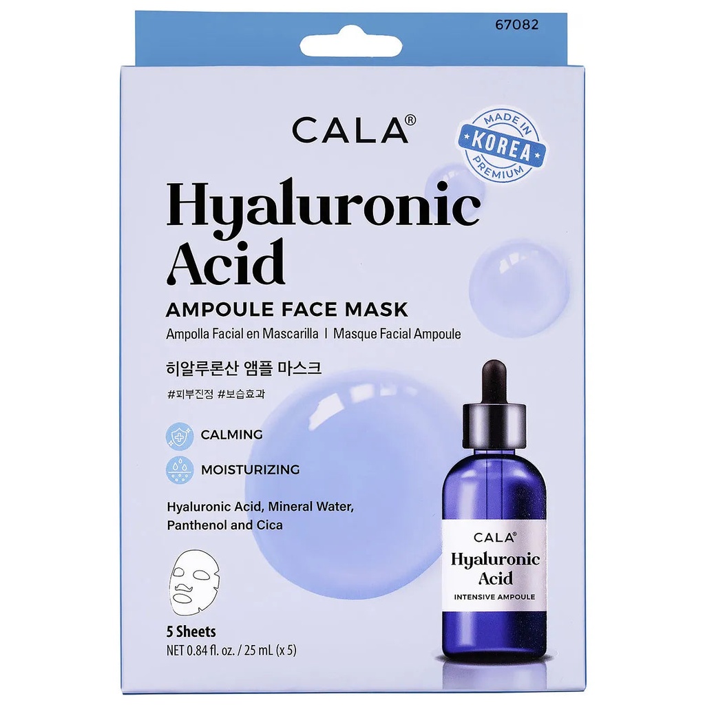 Cala Hyaluronic Acid Ampoule Face Mask 25ml