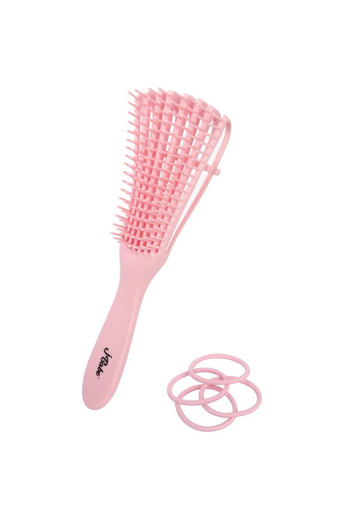 Jbabe Detangling Flexi Brush-Pink