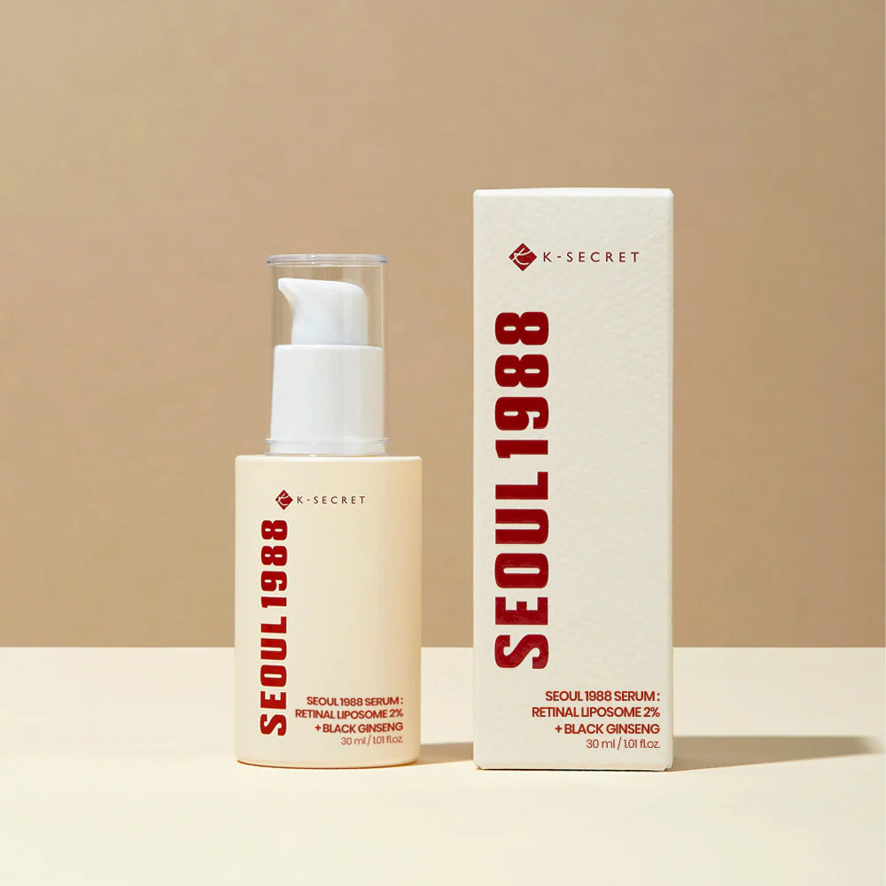 K - Secret Seoul 1988 Retinol Liposome 2%+ Black Ginseng Serum 30ml