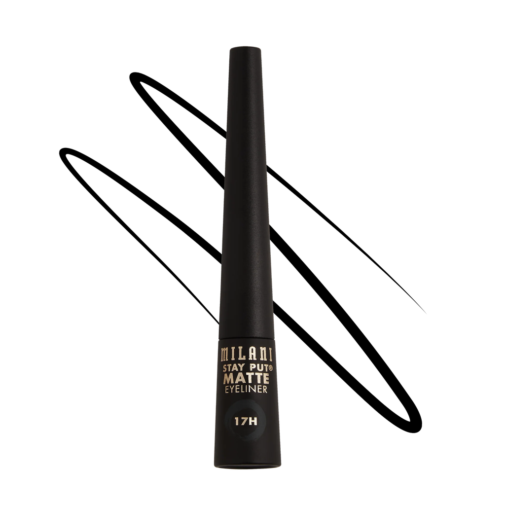 Milani Stay Put Matte 17 Hr Wear Liquid Eyeliner: Black Matte (01)
