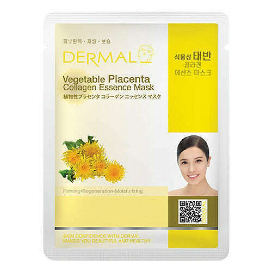 Dermal Vegetable Placenta Collagen Essence Face Mask