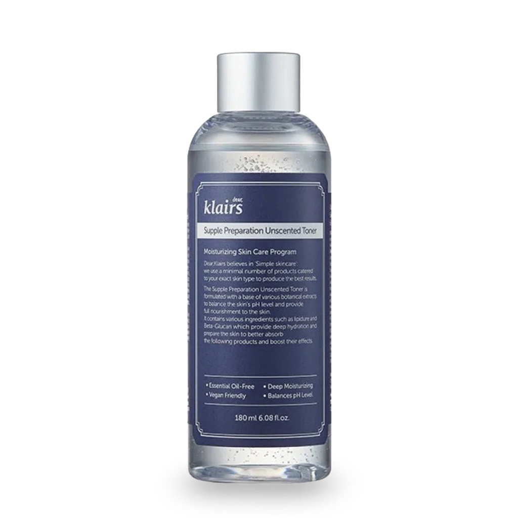 Dear Klairs Supple Preparation Unscented Toner 180ml