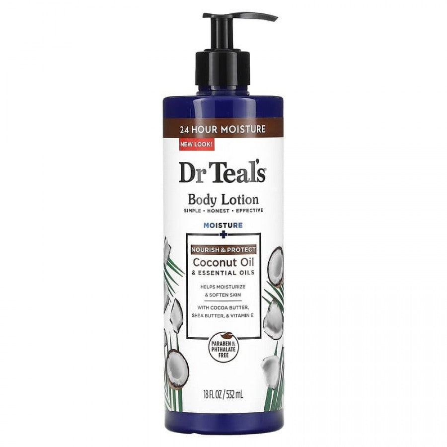 Dr Teals Body Lotion Coconut Oil 532ml