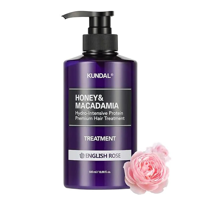 Kundal Honey & Macadamia Premium Hair Treatment 500ml - English Rose