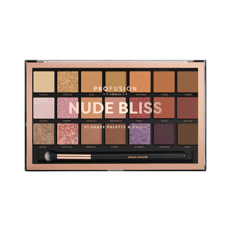Profusion Cosmetics Nude Bliss 21 Shade Palette (27g)