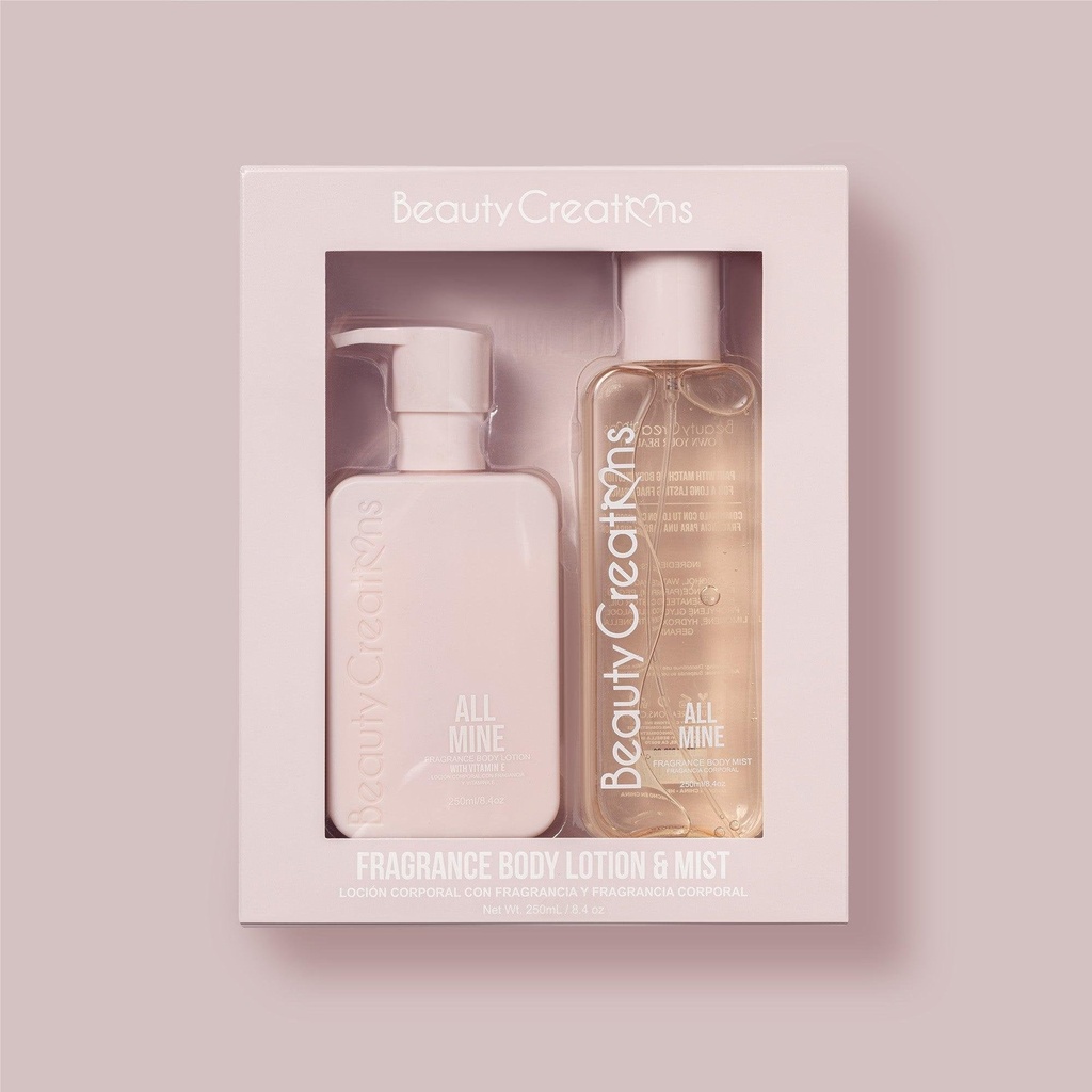 Beauty Creations Fragrance Body Lotion & Mist 250ml - All Mine