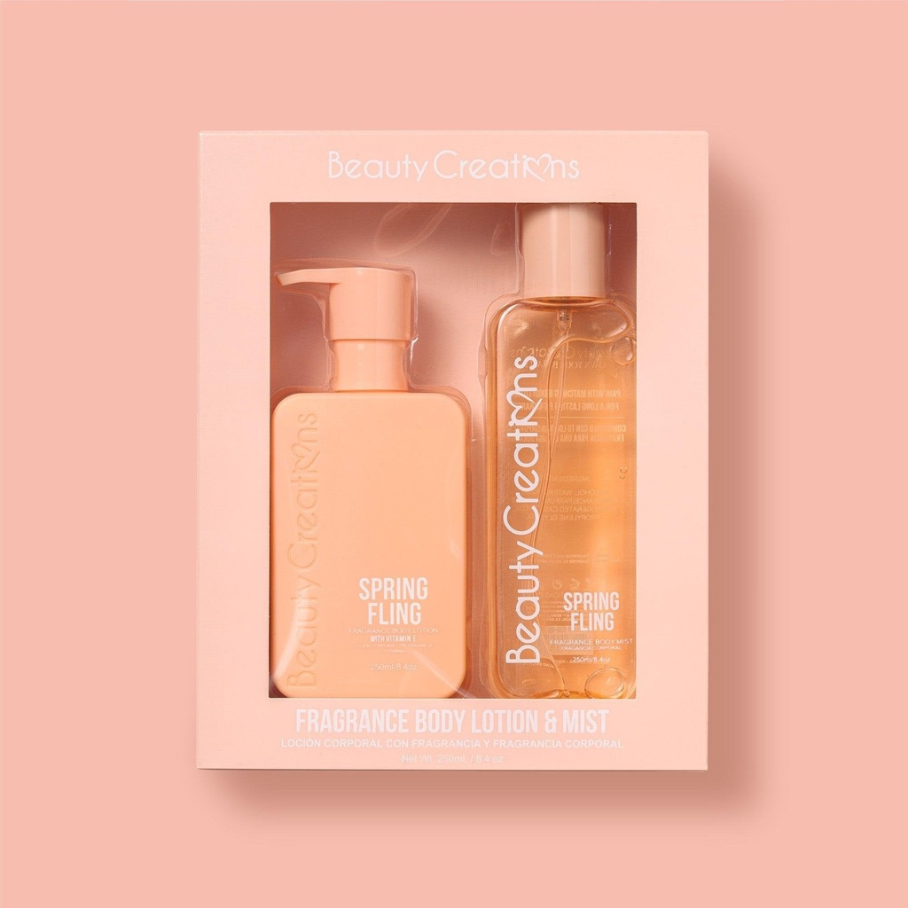 Beauty Creations Fragrance Body Lotion & Mist 250ml - Spring Fling