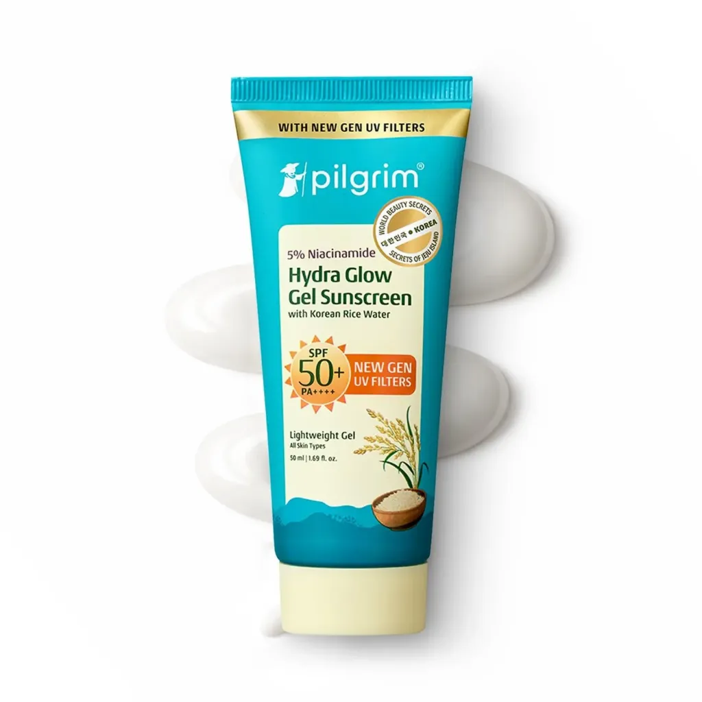 Pilgrim 5% Niacinamide Hydra Glow Gel Sunscreen 50ml