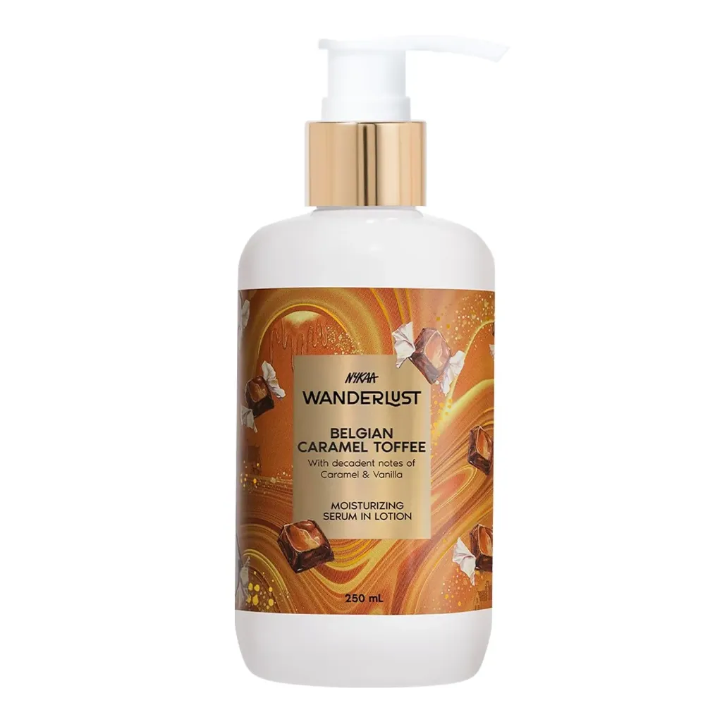 Nykaa Wanderlust Belgian Caramel Toffee Body Lotion