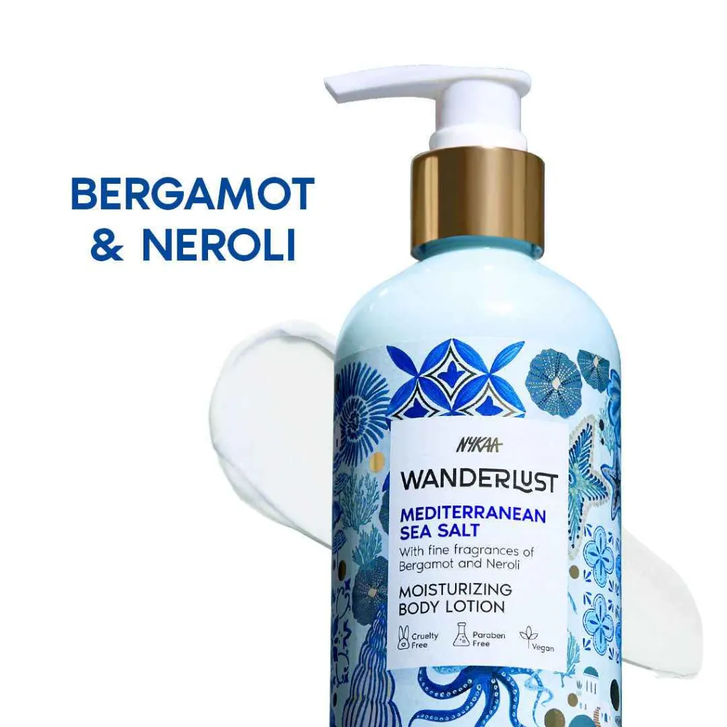 Nykaa Wanderlust Mediterranean Sea Salt Moisturizing Body Lotion
