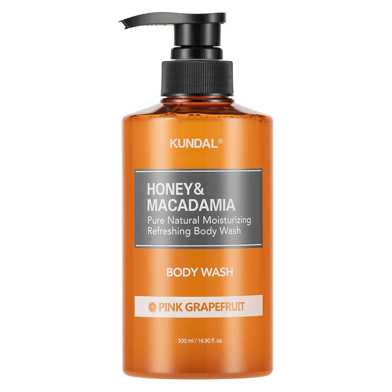 Kundal Honey & Macadamia Body Wash 500ml- Pink Grapefruit
