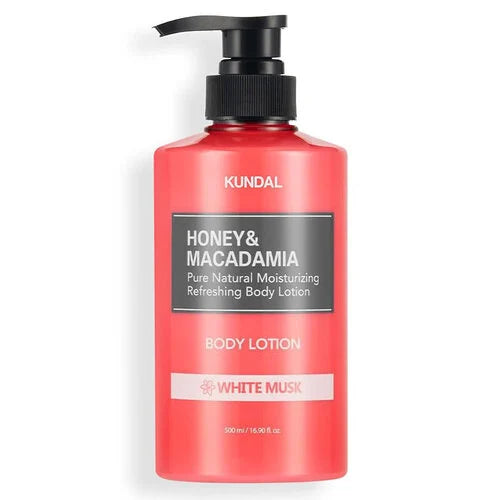 Kundal Honey & Macadamia Body Lotion 500ml- White Musk