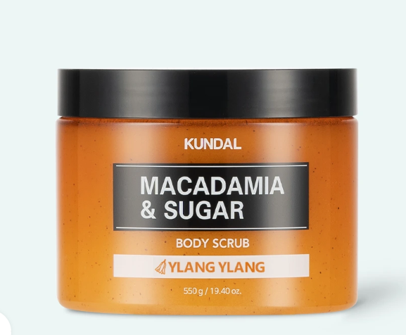 Kundal Macadamia & Sugar Body Scrub 550g - Ylang Ylang