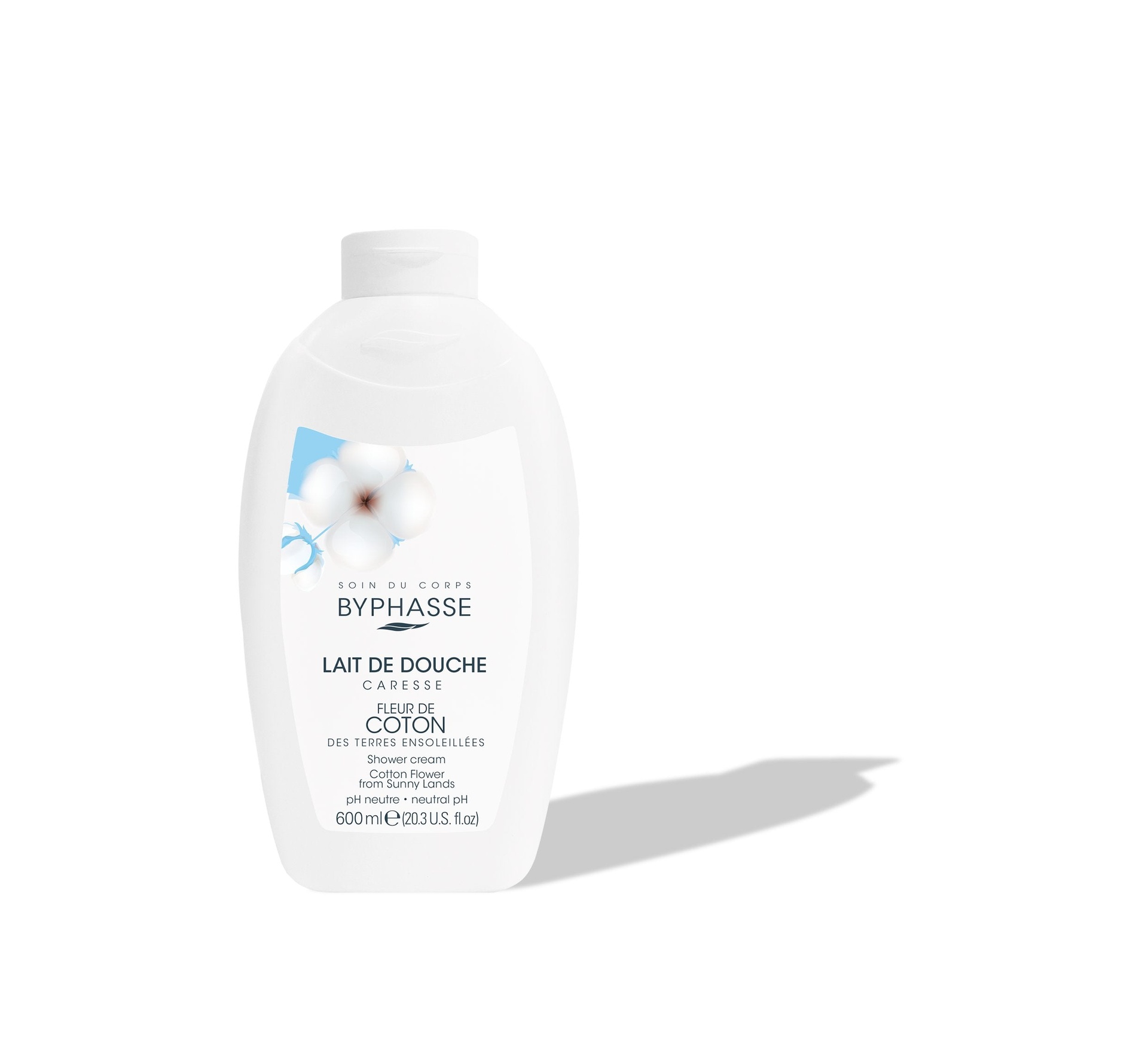 Byphasse Caresse Shower Cream Cotton Flower 600ml