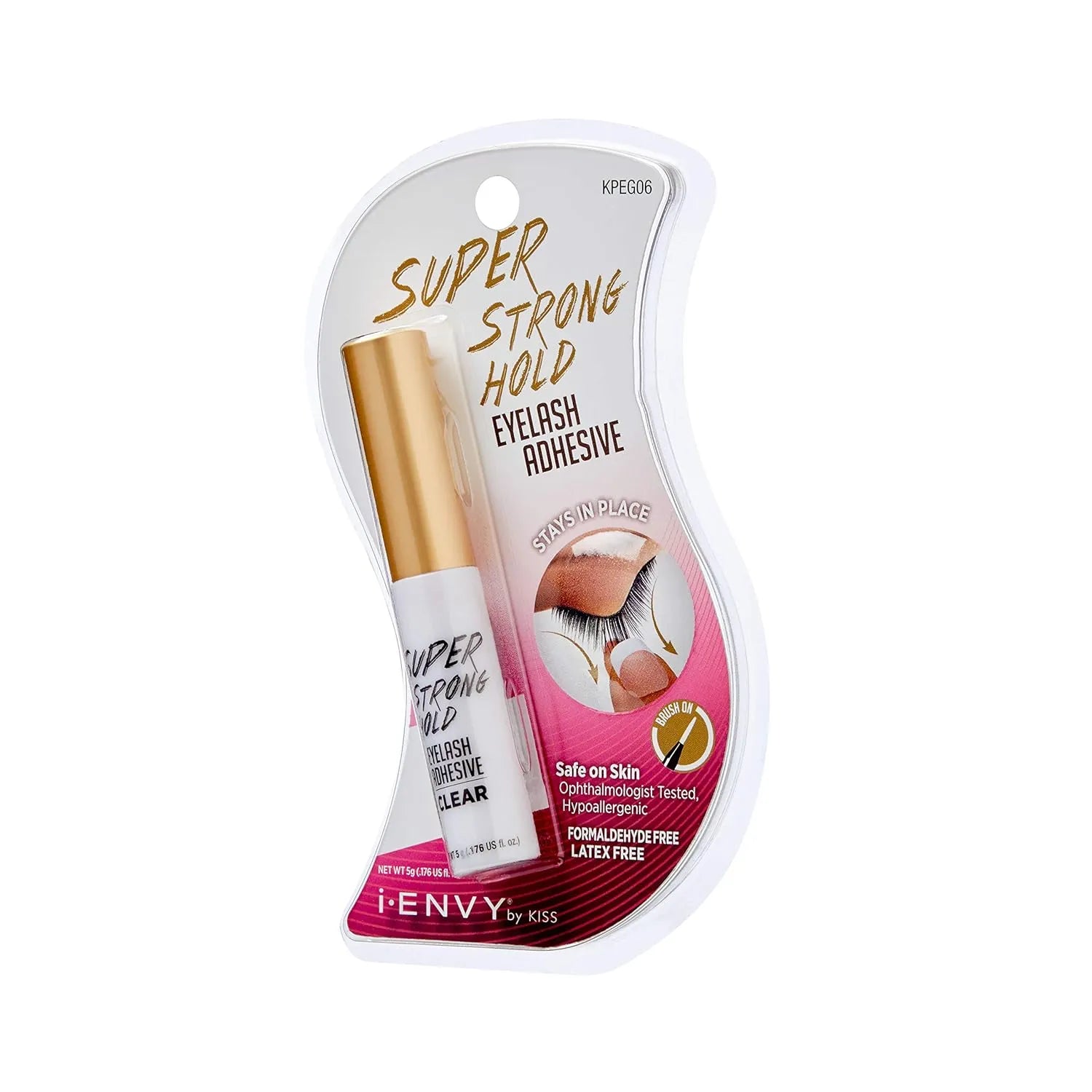 Kiss I Envy Super Strong Hold Eyelash Adhesive 5g