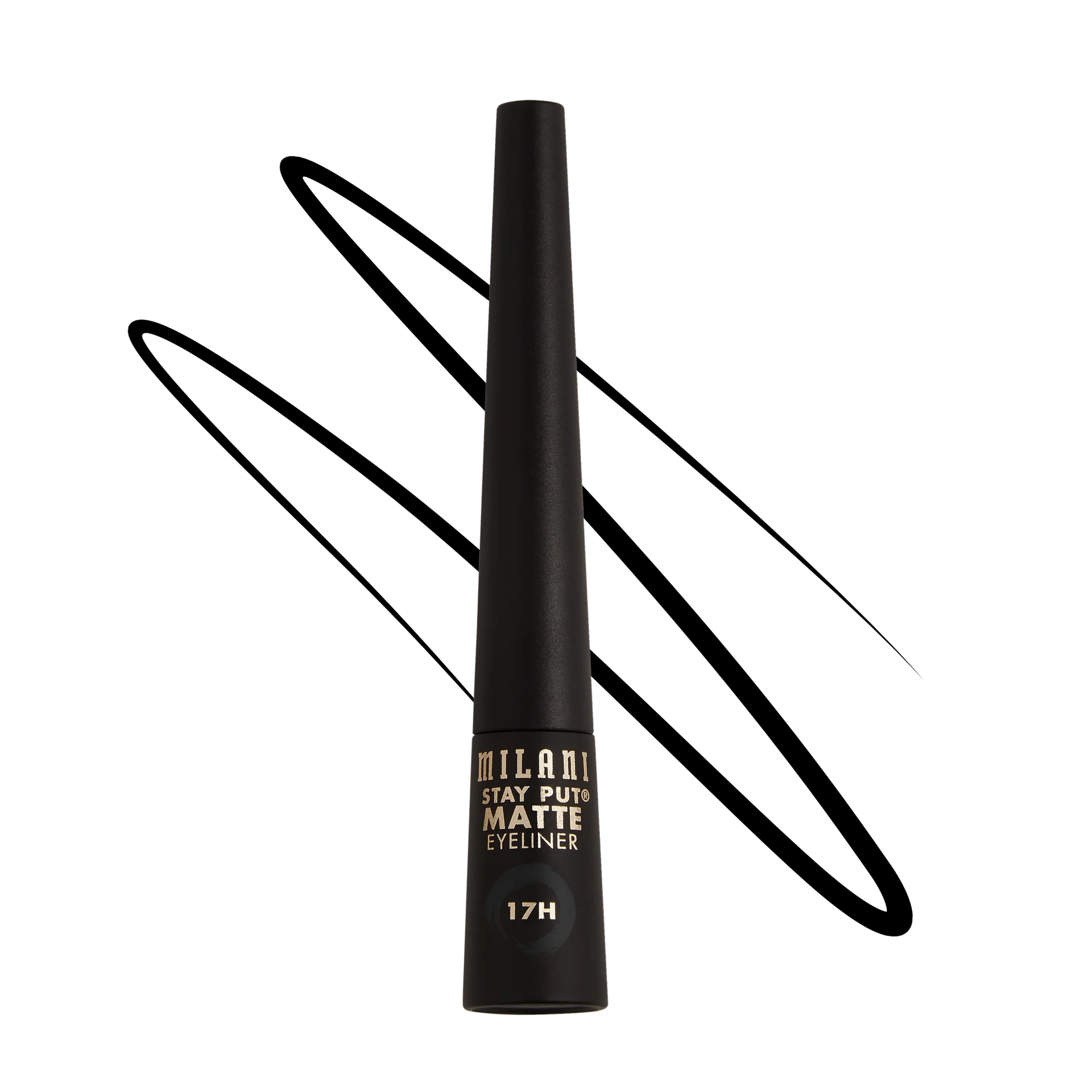 Milani Stay Put Matte 17 Hr Wear Liquid Eyeliner: Black Matte (01)