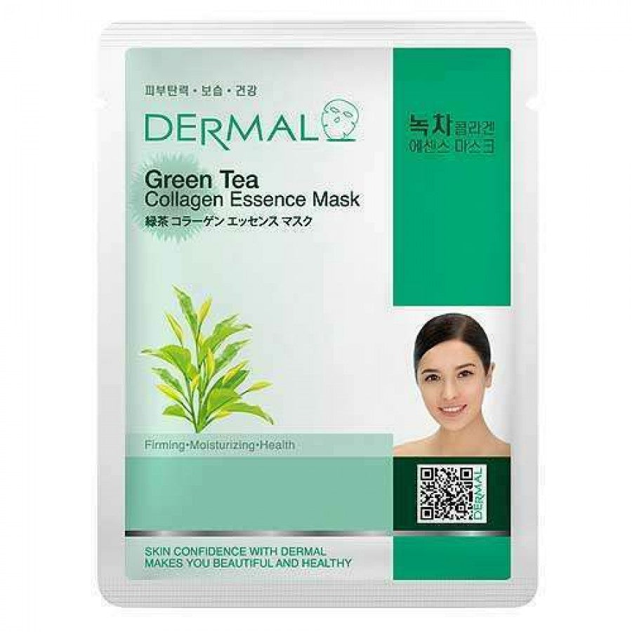 Dermal Green Tea Collagen Essence Face Mask