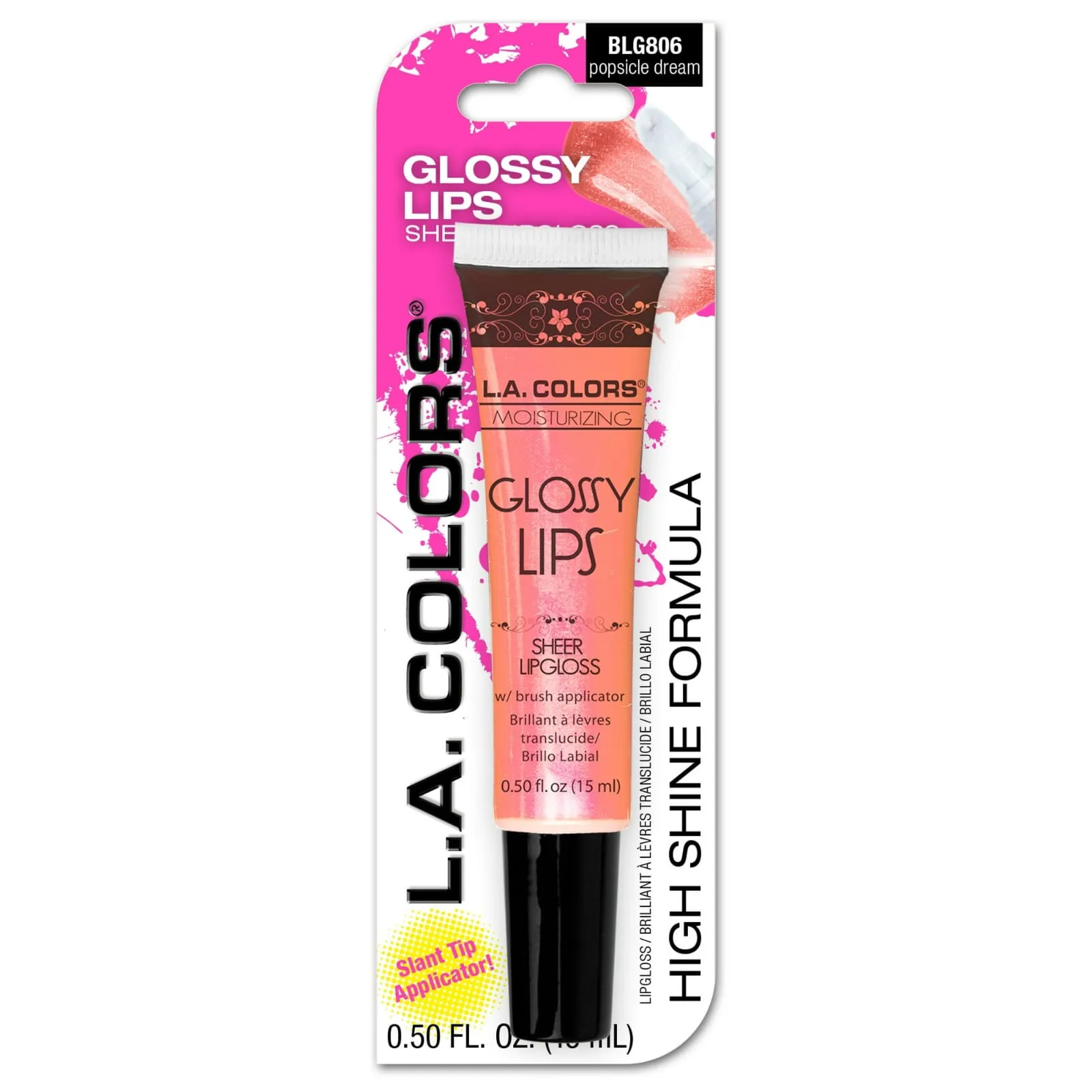 L.A. Colors Blister Sheer Tube Glossy Lips