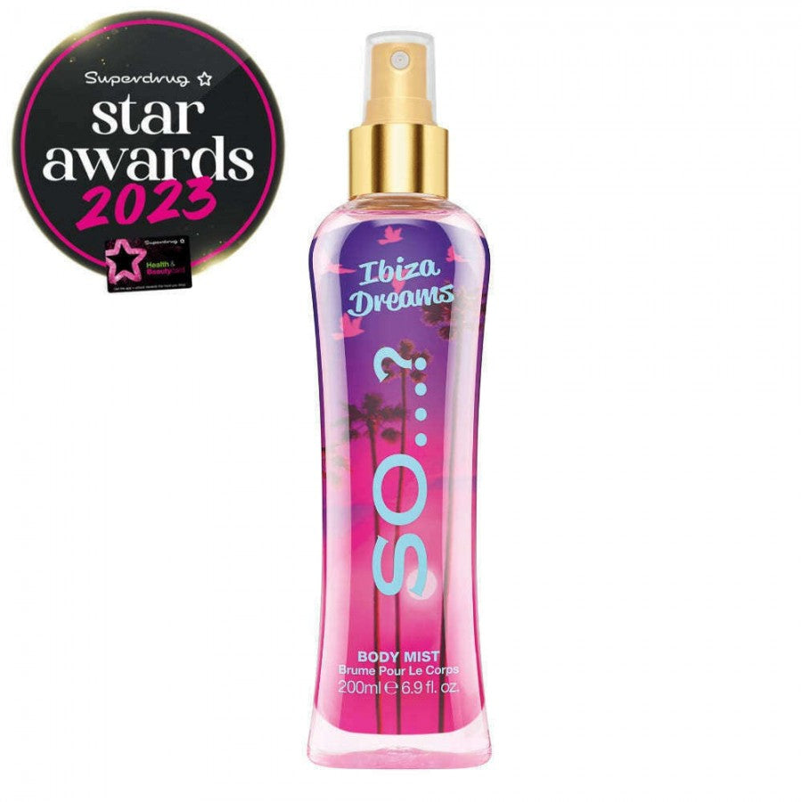 SO‚Ä¶? Ibiza Dreams Body Mist 200ml