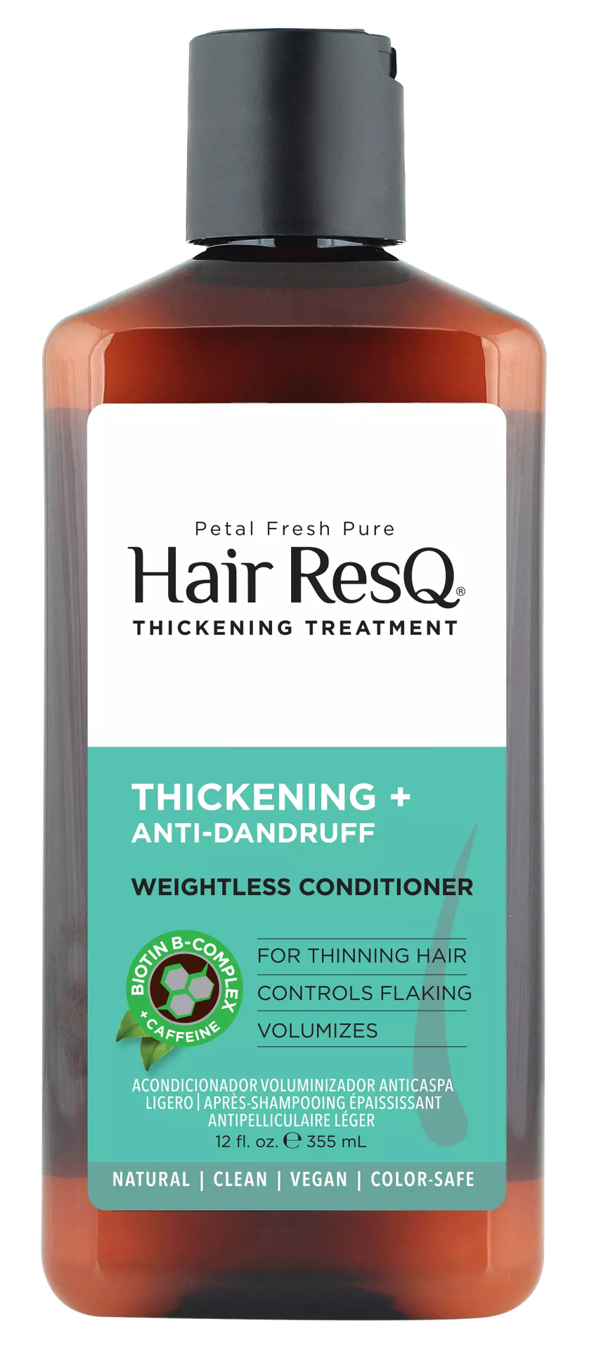 Petal Fresh Pure Hair Resq Thickening + Anti-Dandruff Weightless Conditioner - 355ml
