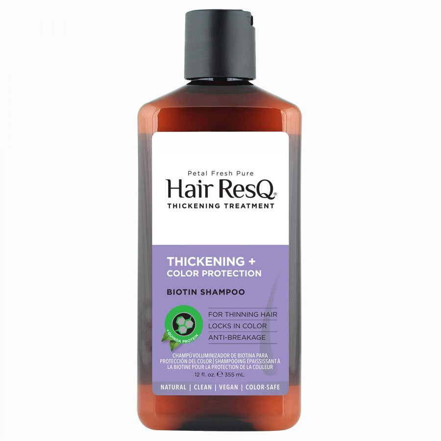 Petal Fresh Pure Hair Resq Thickening + Color Protection Biotin Shampoo - 355ml